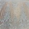 1 Yard Luxurious Beaded Lace Fabric Embroidered on Polyester Net Mesh 52" Wide Elegant Formalwear Material